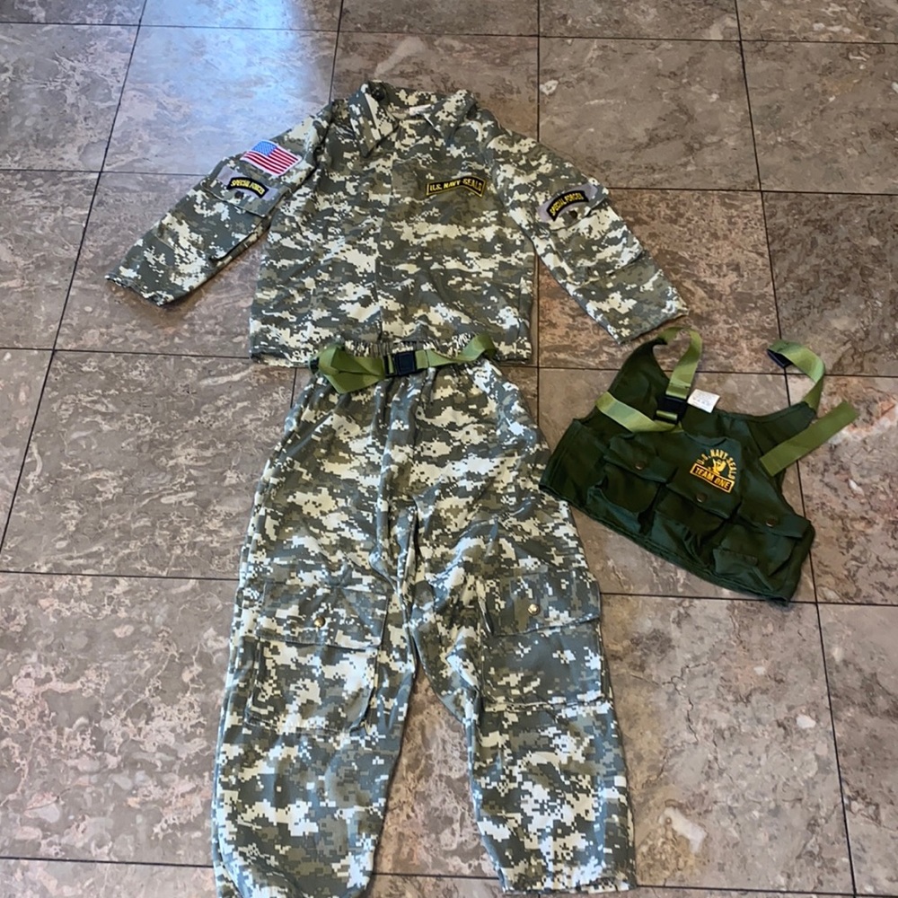 Dress up America navy seal boys costume